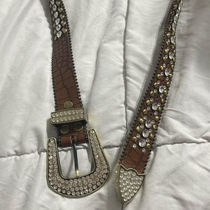 Rhinestone belt